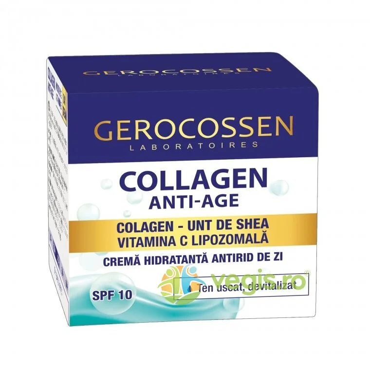 Crema Hidratanta Antirid de Zi Collagen pentru Ten Uscat 50ml — preț și oferte