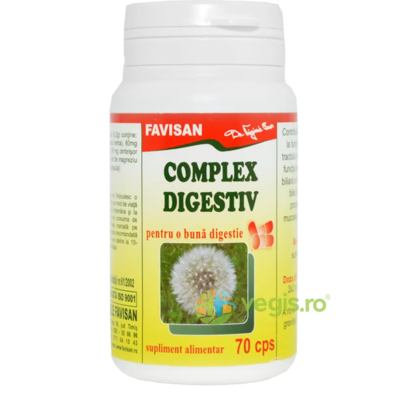 Complex Digestiv 70cps Favisan — preț și oferte