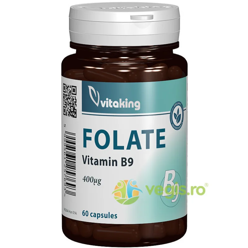 Folat 400mcg 60cps VITAKING — preț și oferte