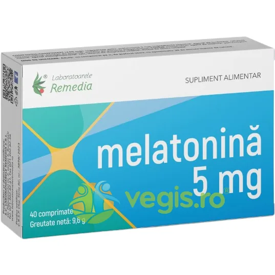 Melatonina 5mg 40cpr REMEDIA — preț și oferte