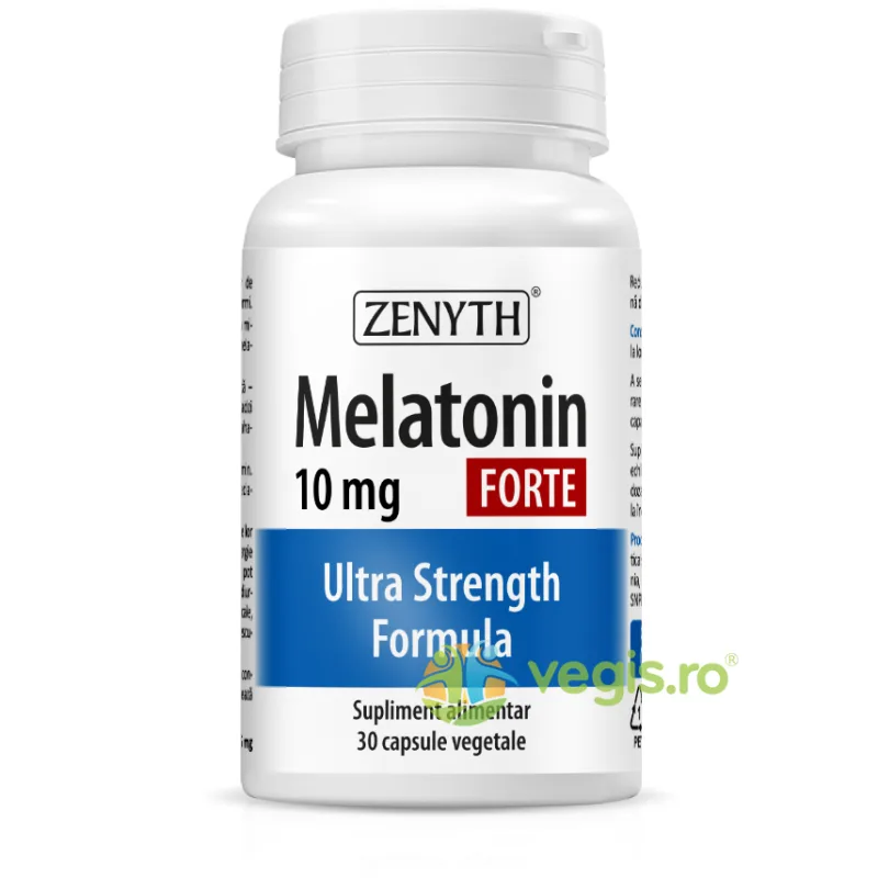 Melatonin Forte (Melatonina) 10mg 30cps Zenyth — preț și oferte