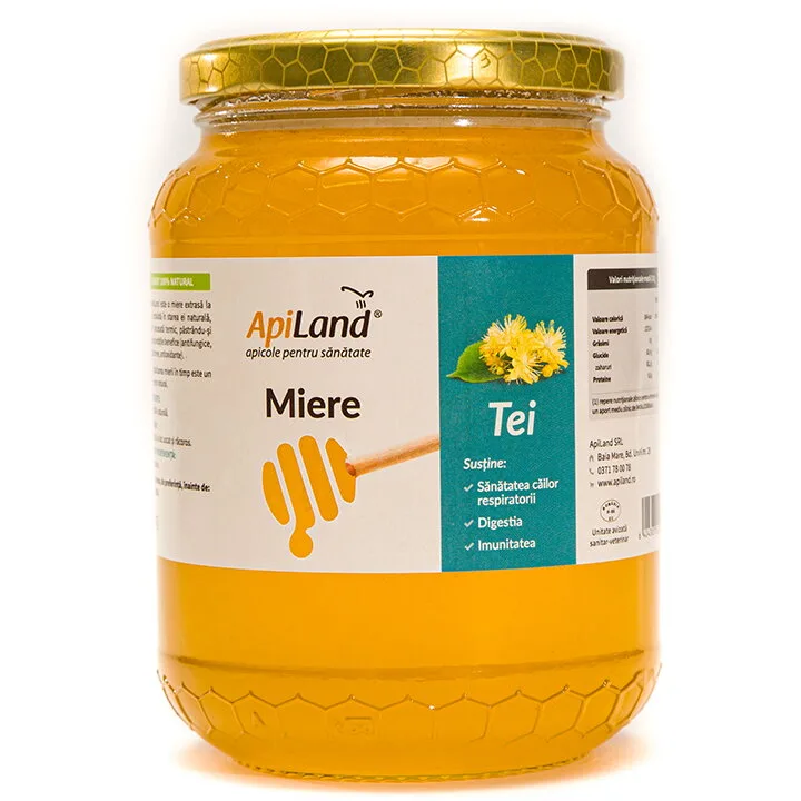 Miere Cruda de Tei 1kg APILAND — preț și oferte