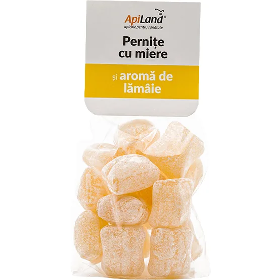 Pernite cu Miere si Lamaie 100g APILAND — preț și oferte