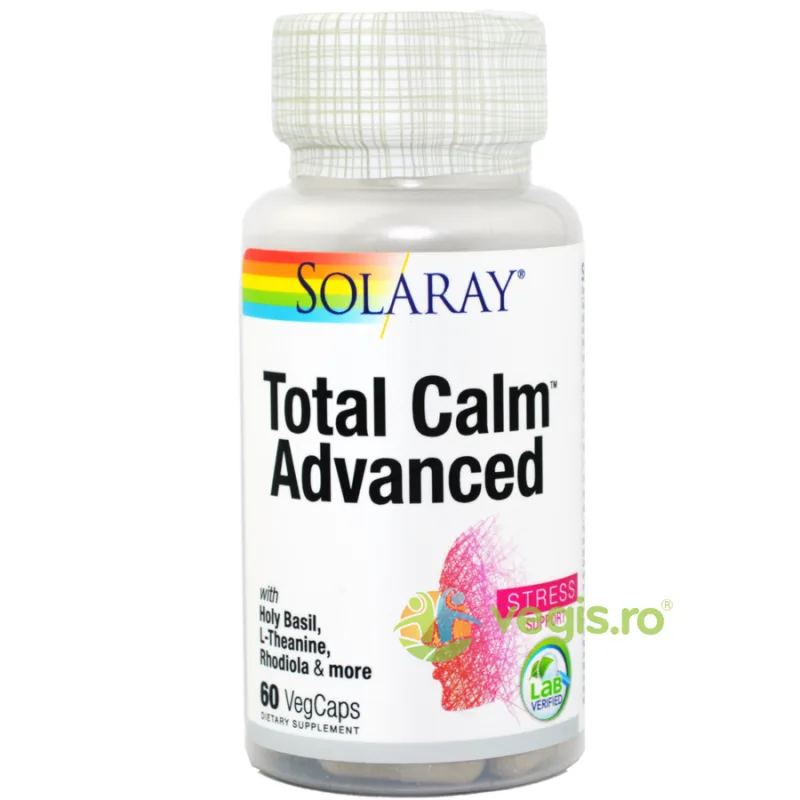 Total Calm Advanced 60cps vegetale Secom, Solaray — preț și oferte