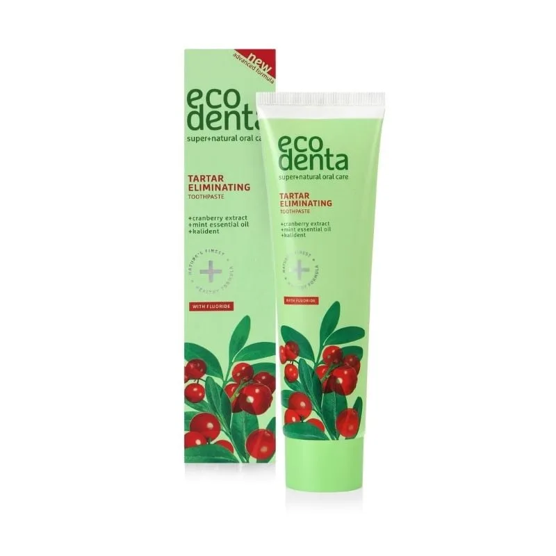 Ecodenta Pasta de dinti 2 in 1, anti-tartru, cu efect racoritor, 100ml — preț și oferte
