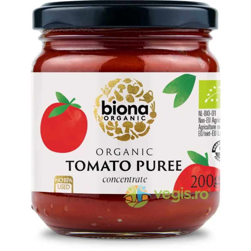Pasta de Rosii Ecologica/Bio 200ml BIONA — preț și oferte