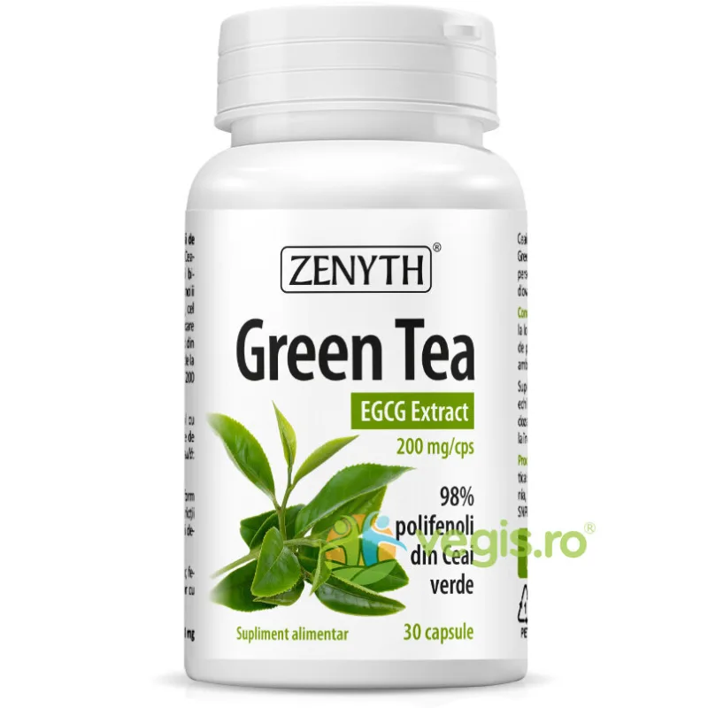 Green Tea 30cps Zenyth — preț și oferte