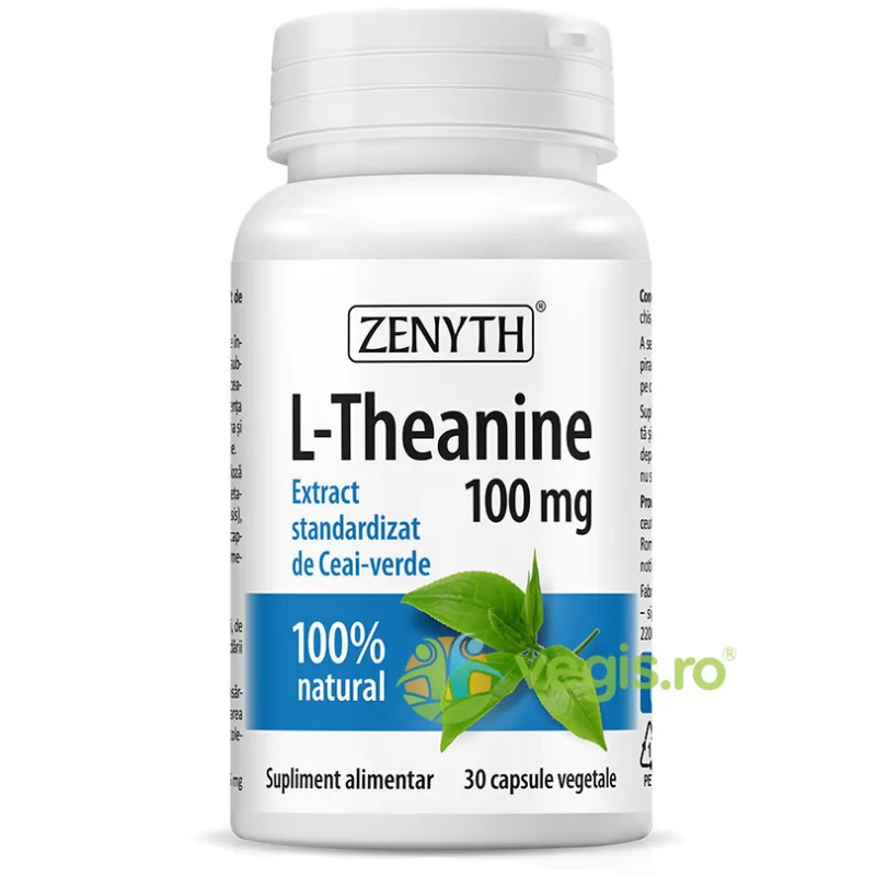 L-Theanine 30cps Zenyth — preț și oferte