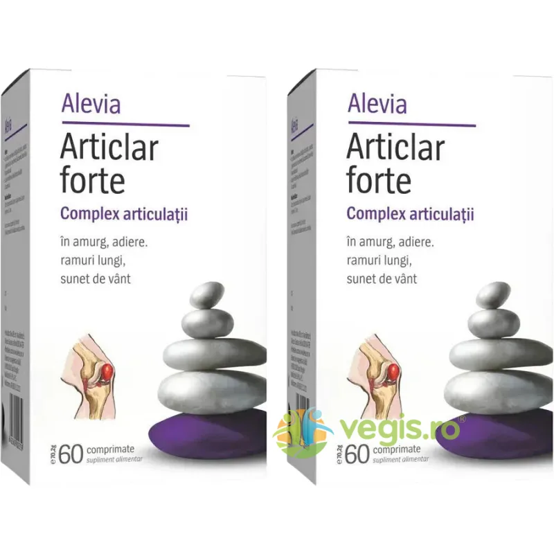 Pachet Articlar Forte Complex Articulatii 60cpr+60cpr ALEVIA — preț și oferte