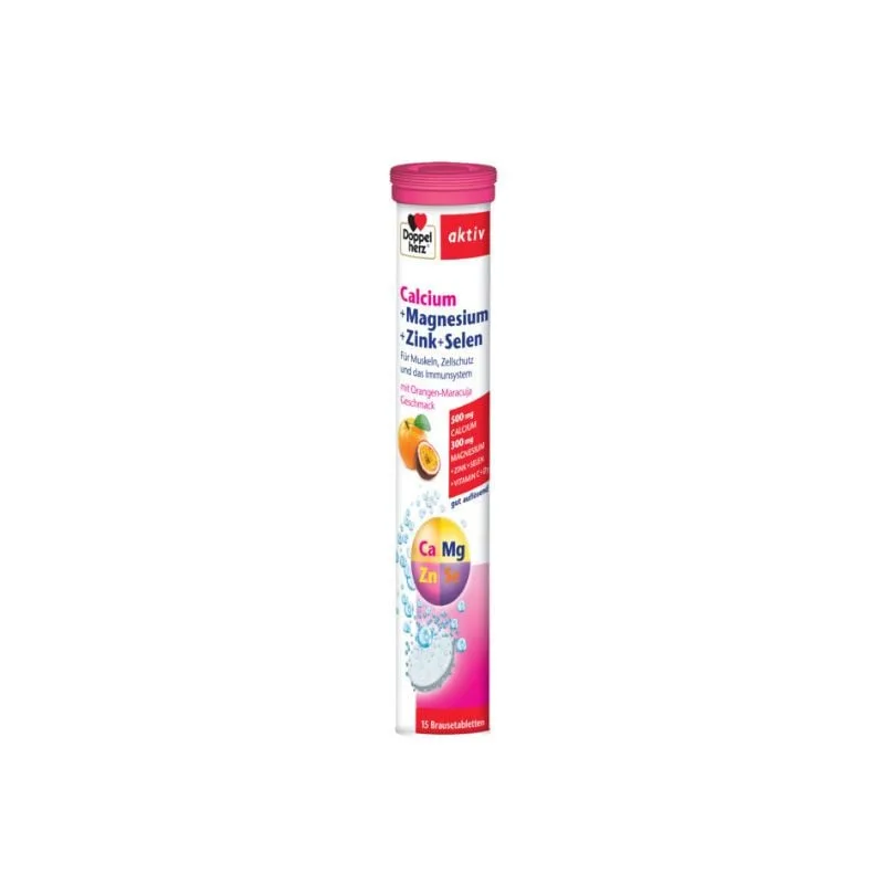 Doppelherz aktiv Ca + Mg + Zn + Se, 15 comprimate efervescente — preț și oferte