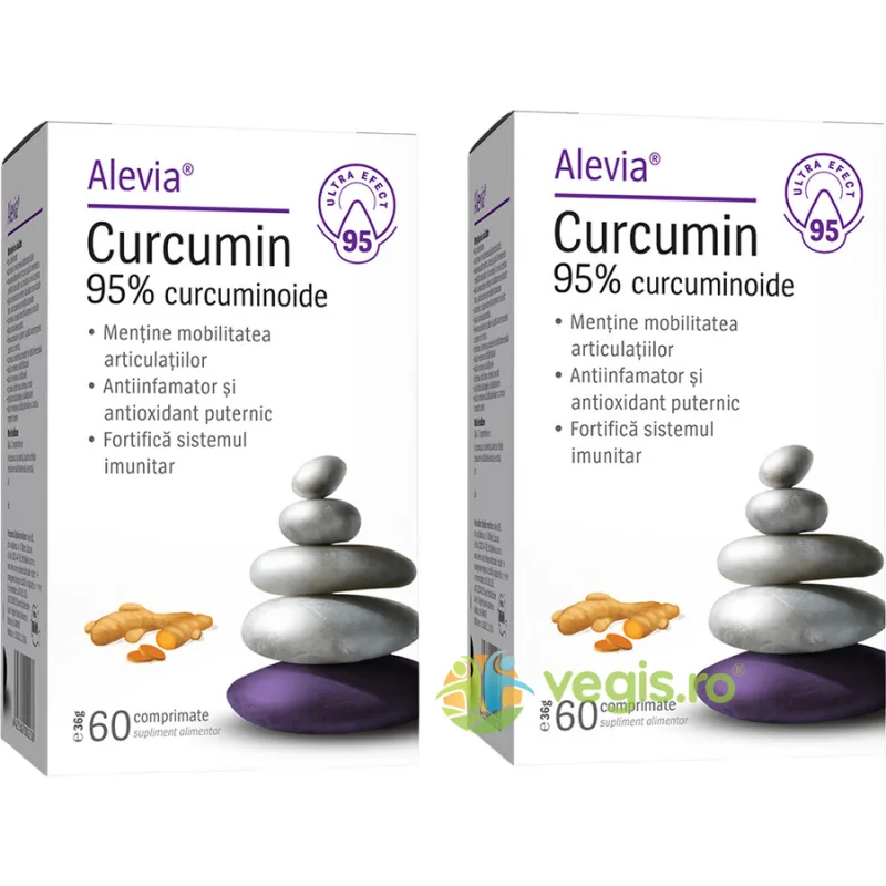 Pachet Curcumin 60cps+60cps ALEVIA — preț și oferte