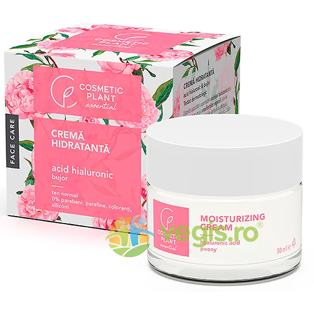 Crema Hidratanta cu Acid Hialuronic si Bujor 50ml Face Care — preț și oferte