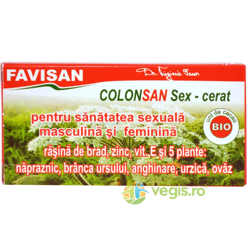 Colonsan Sex Cerat cu Unt de Cacao 19g Favisan — preț și oferte