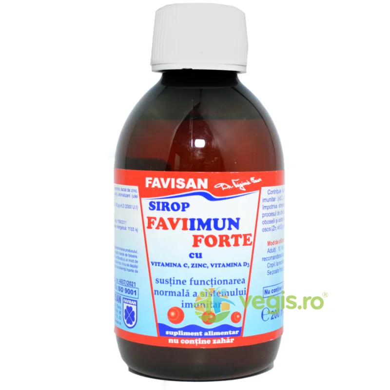 Sirop Favi Imun Forte 200ml Favisan — preț și oferte