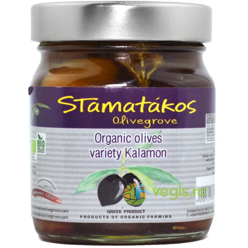 Masline Kalamata Ecologice/Bio 290g STAMATAKOS&nbsp;OLIVEGROVE — preț și oferte