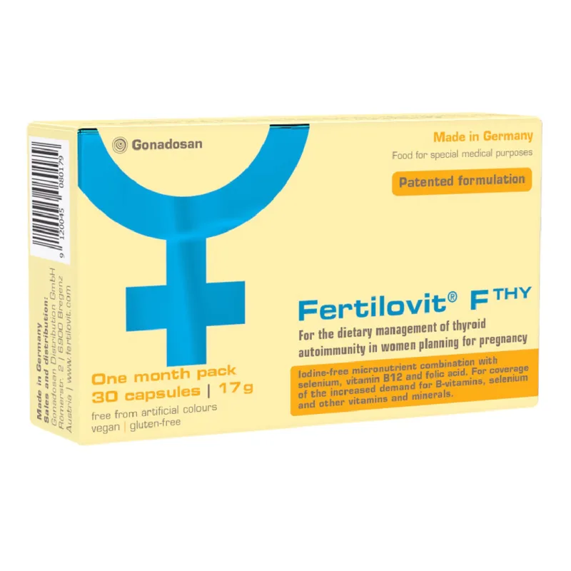 Fertilovit F THY, 30 capsule, Gonadosan — preț și oferte