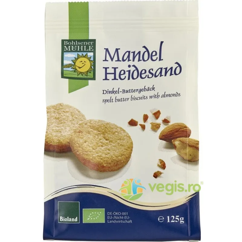 Biscuiti Fragezi cu Migdale Ecologici/Bio 125g BOHLSENER MUEHLE — preț și oferte