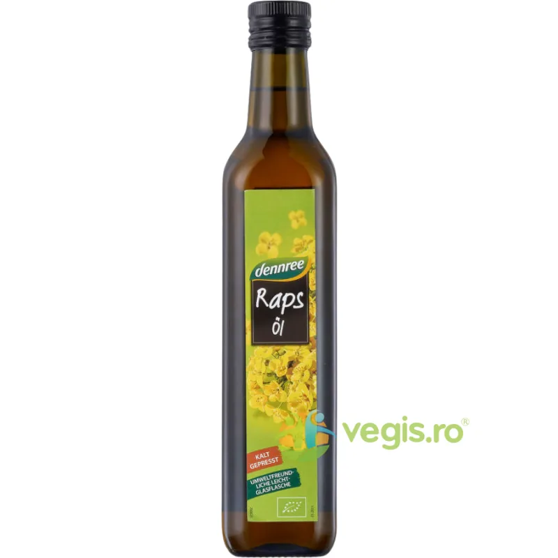Ulei de Rapita Presat la Rece Ecologic/Bio 500ml Dennree — preț și oferte