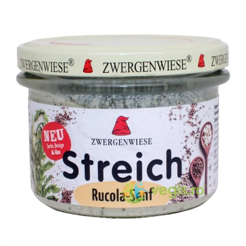 Pate Vegetal cu Rucola si Mustar Ecologic/Bio 180g ZWERGENWIESE — preț și oferte