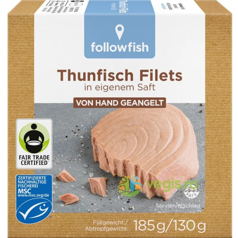 File de Ton in Suc Propriu 185g FOLLOWFISH — preț și oferte