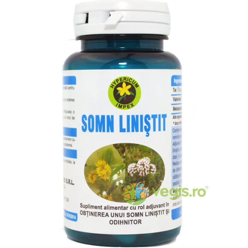Somn Linistit 60cps Hypericum — preț și oferte