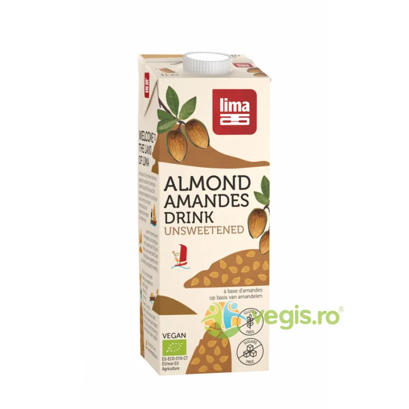 Bautura vegetala de Migdale fara Gluten Ecologic/Bio 1L LIMA — preț și oferte