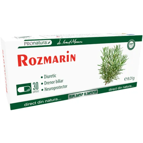 Rozmarin 30cps Medica - Pro Natura — preț și oferte