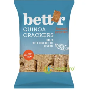 Crackers cu Quinoa si Boia fara Gluten Ecologici/Bio 100g