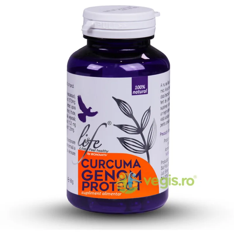 Curcuma Genom Protect 90cps BIONOVATIV — preț și oferte