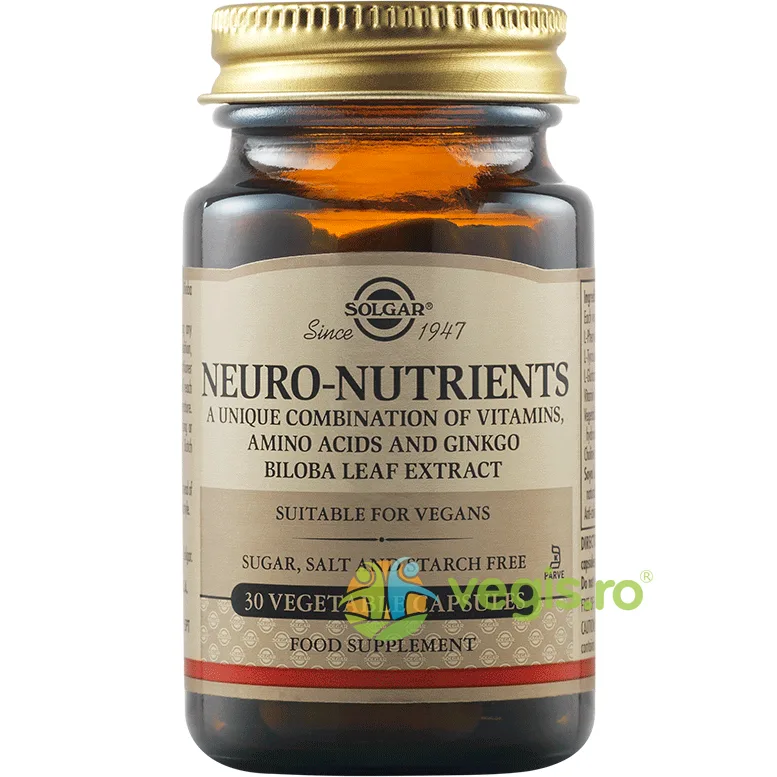 Neuro-Nutrients 30cps vegetale SOLGAR — preț și oferte