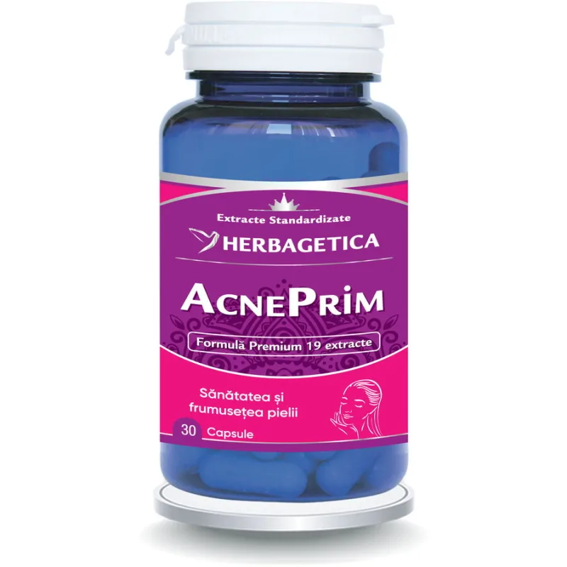 Acneprim 30cps HERBAGETICA — preț și oferte