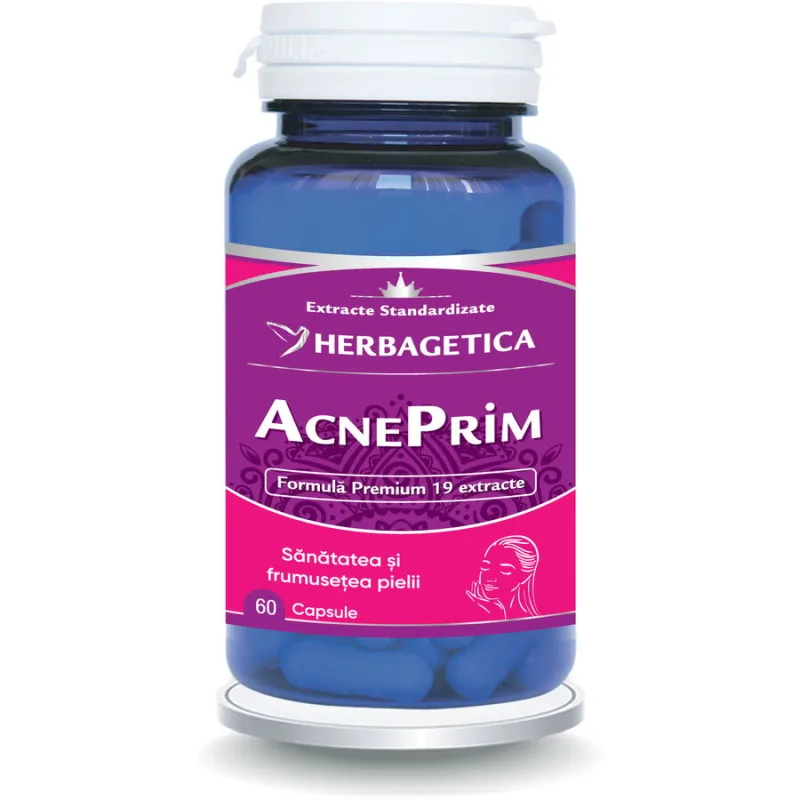 Acneprim 60cps HERBAGETICA — preț și oferte