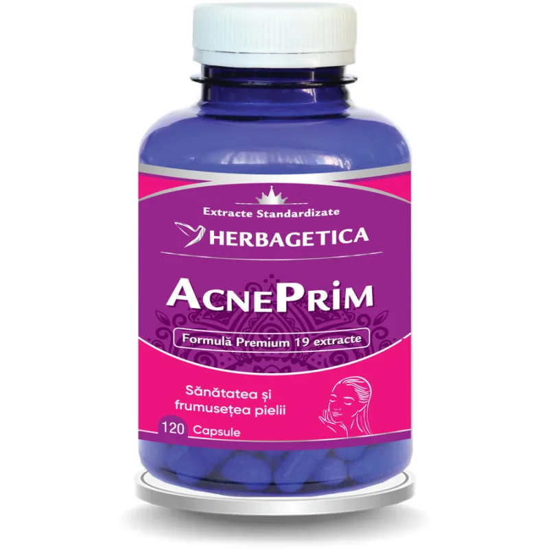 Acneprim 120cps HERBAGETICA — preț și oferte