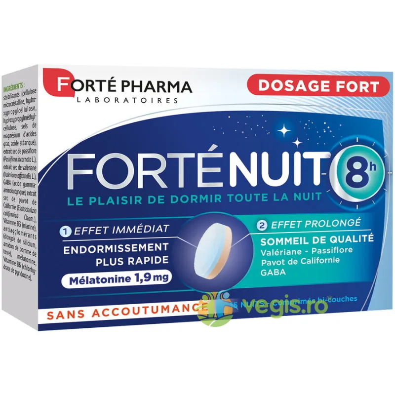 Forte Nuit 8h pentru Somn Linistit 15cpr Forté Pharma — preț și oferte