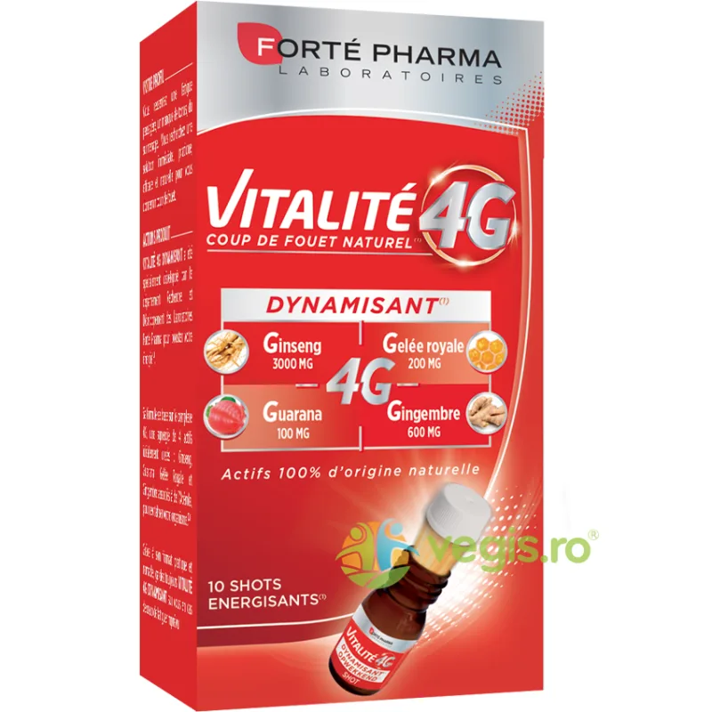 Vitalite 4G Dynmaisant 10 shot-uri energizante Forté Pharma — preț și oferte