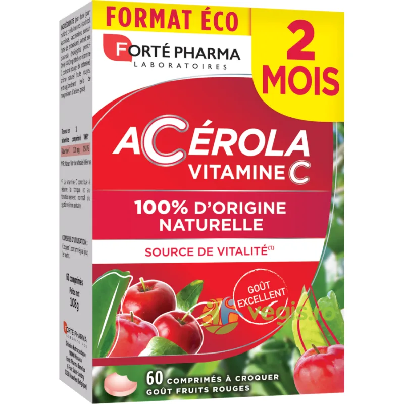 Acerola 60cpr Forté Pharma — preț și oferte