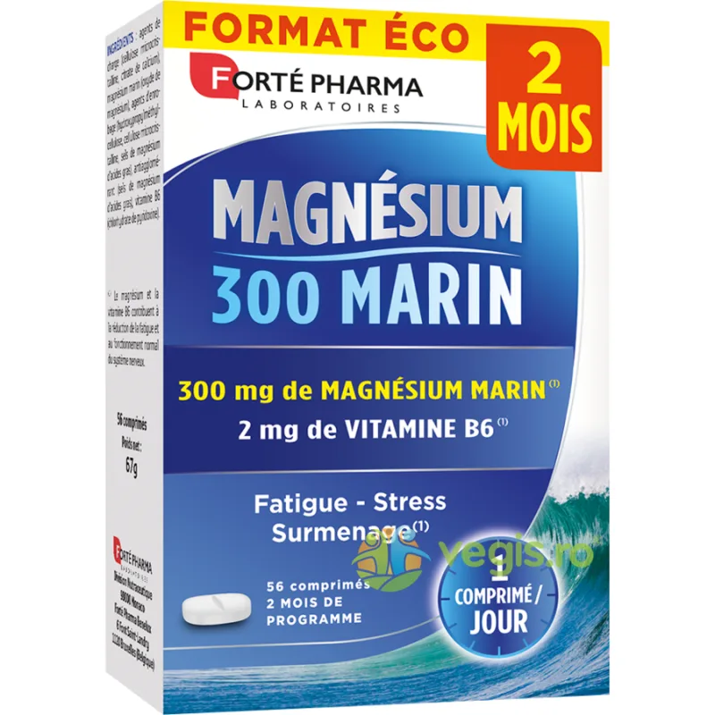 Magnesium 300 Marin 56cpr Forté Pharma — preț și oferte