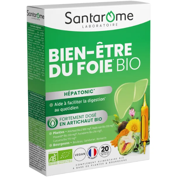 Hepatonic Ecologic/Bio 20fiole SANTAROME — preț și oferte
