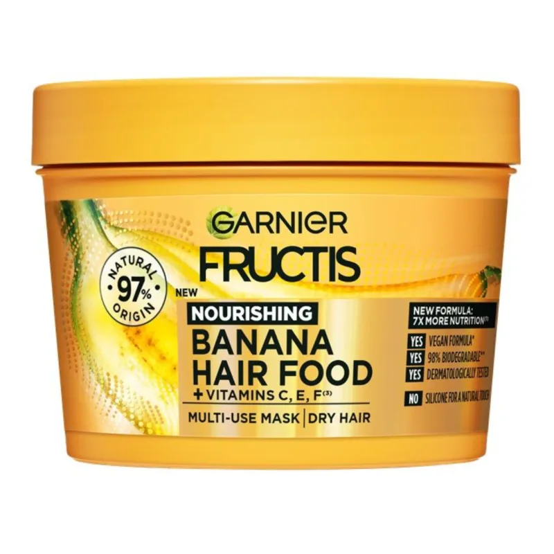 Masca hranitoare Banana Hair Food, 390ml, Garnier — preț și oferte