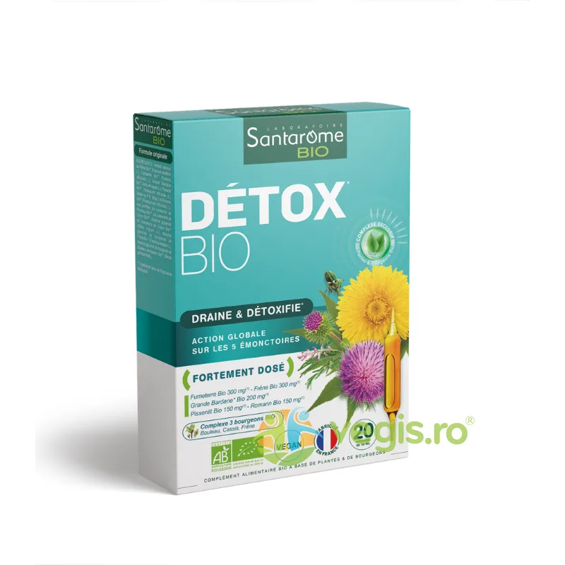 Detox Ecologic/Bio 20fiole SANTAROME — preț și oferte