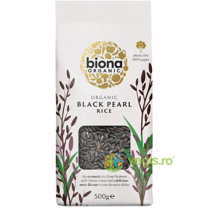 Orez Negru Bob Rotund Ecologic/Bio 500g BIONA — preț și oferte