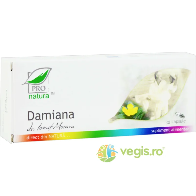 Damiana 30cps Medica - Pro Natura — preț și oferte