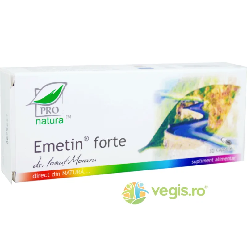 Emetin Forte 30cps Medica - Pro Natura — preț și oferte
