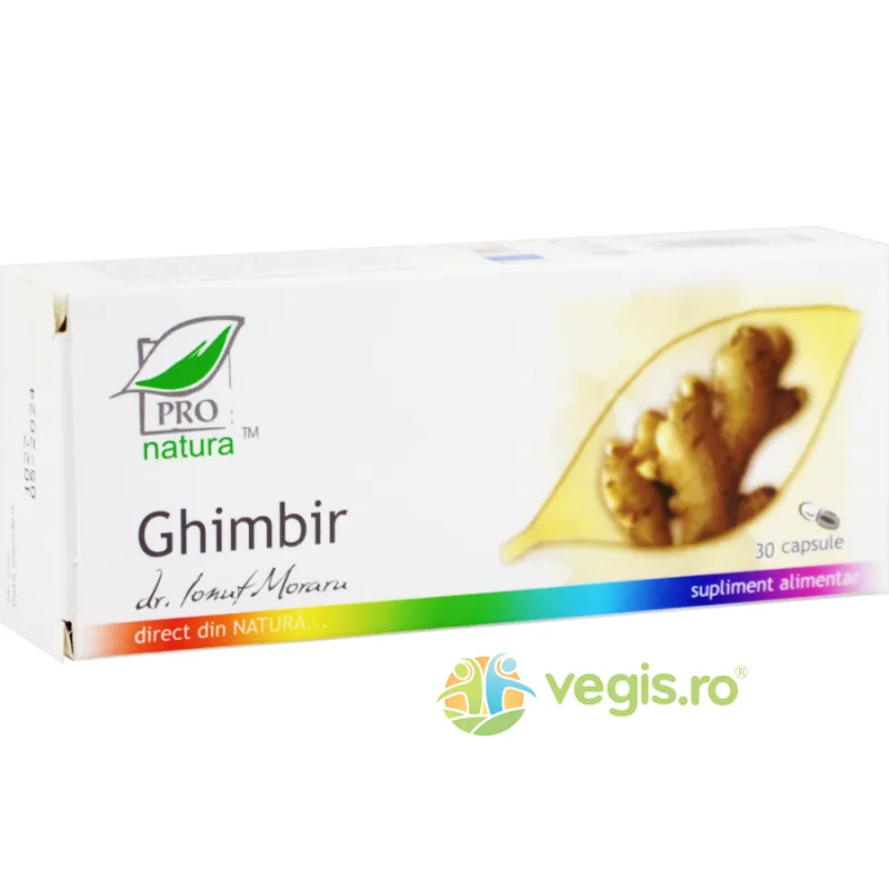 Ghimbir 30cps Medica - Pro Natura — preț și oferte
