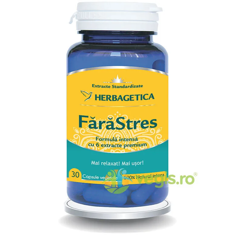Fara Stres 30cps HERBAGETICA — preț și oferte