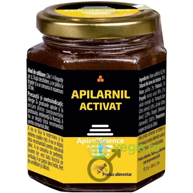 Apilarnil Activat 200ml APICOLSCIENCE — preț și oferte