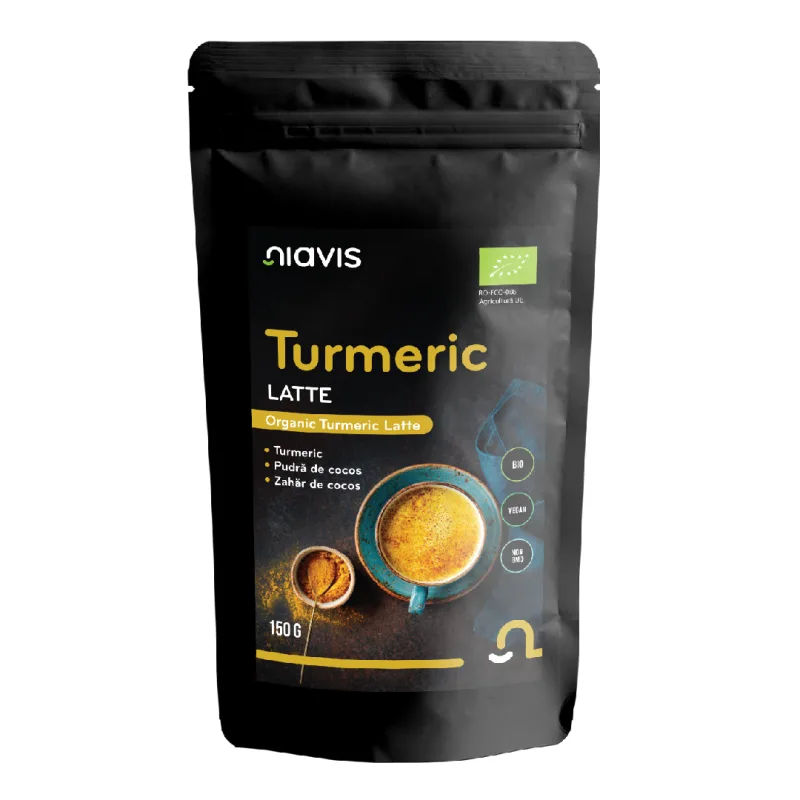 Turmeric Latte Pulbere Ecologica Bio, 150g, Niavis — preț și oferte