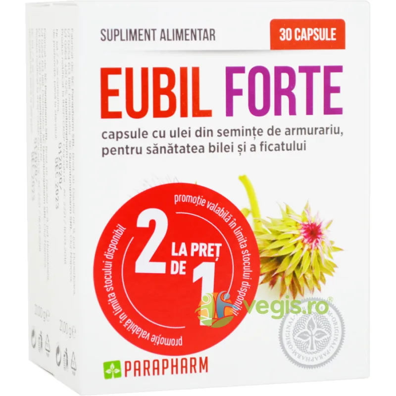 Eubil Forte 30cps+30cps Quantum Parapharm — preț și oferte
