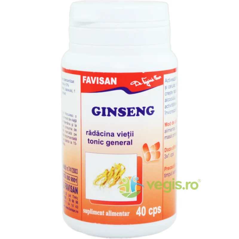 Ginseng 40cps Favisan — preț și oferte