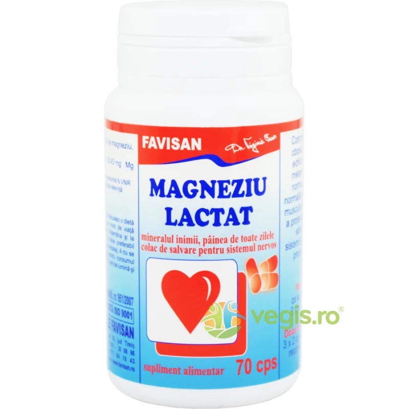 Magneziu Lactat 70cps Favisan — preț și oferte